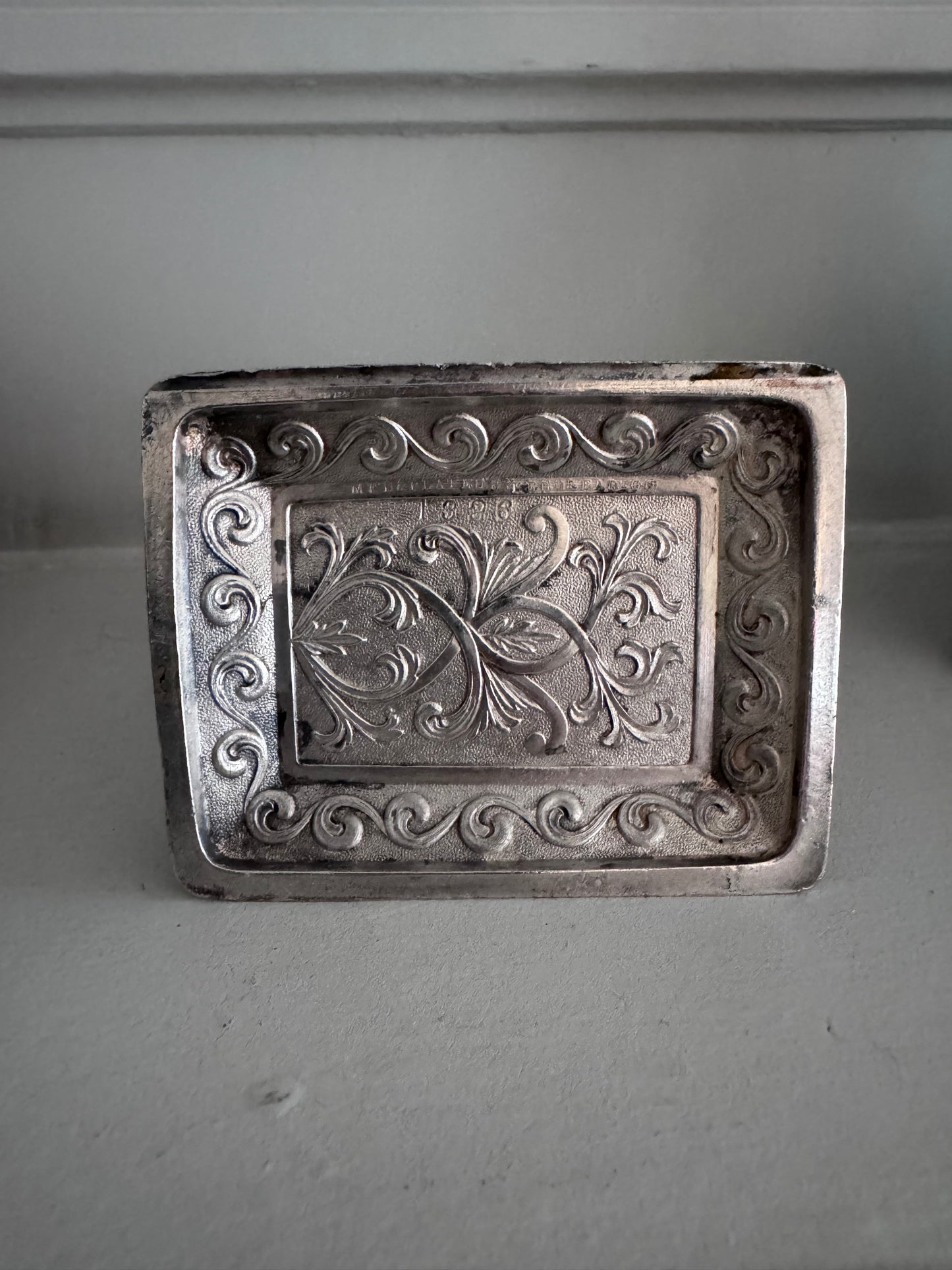 Christmas Elves - A Legacy Silver Plate Napkin Ring